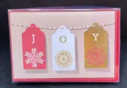 New American Greetings JOY Christmas card boxed set of 12 Cards and Envelopes