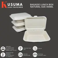 在飛比找蝦皮購物優惠-Bagasse 天然午餐盒 450ML 600ML 每 1p