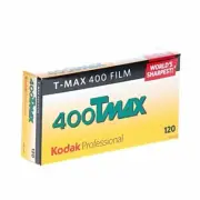 Kodak Professional T-Max 400 Black & White Negative Film (120 Roll Film, 5-Pack)