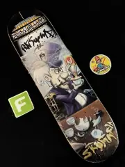 RARE SIGNED Peter Smolik Mad Hatter Sk8mAfia Skateboard Deck Alice Wonderland