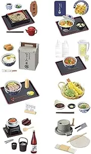 Reement Petit Sample Series Soba Japanese Restaurant, Nagomiya, 1 Box, Approx. H 4.5 x W 2.8 x D 2.0 inches (115 x 70 x 50 mm), PVC