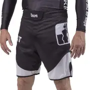 Checkmat Fight Shorts Black & White