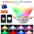 10W Smart LEDs Downlights Dimmable APP Bluetooth RGB CCT For Google or Alexa Kit