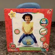 CoComelon 15" Hopper Ball w/ LED Lights Pump Included Kids Sit & Bounce Toy New