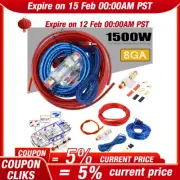 1500W Car Audio Cable Set Amp Amplifier Install RCA Subwoofer Sub Wiring 8 Gaug*