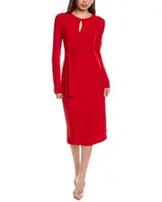 Joseph Ribkoff Tie Side Midi Dress