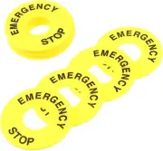 POPETPOP 10Pcs Emergency Stop Button Switch Ring Button Chic Emergency Switch...