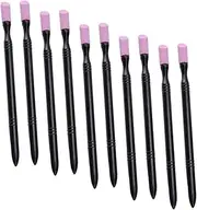 NULYLU Professional Nail Tools 10pcs Cuticle Pusher File Buffer Sanding Stone for Manicure