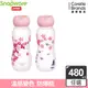 康寧Snapware 耐熱感溫玻璃手提水瓶480ml (兩款可選)