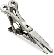 [OTAA] Peele Scissors Tie Bar Silver Rhodium Plating Peele Scissors Tie Bar