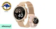 Fashionable Women Sports Waterproof Heart Rate Bluetooth IOS Android Smartwatch