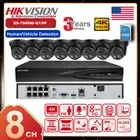Hikvision 4K 8CH 8PoE CCTV System 8MP IP Camera MIC IR Home Security Black Lot