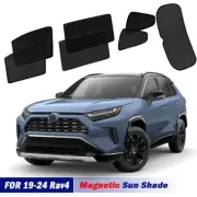 Magnetic Sun Shades For Toyota Rav4 19-24 Front Rear Port Back Windows Sun Blind