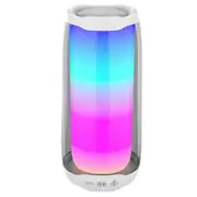 Pulse 4 Bluetooth Speaker Dazzling Light Effect Plug-In Card Portable Bass Light Seven Small Stereoo White