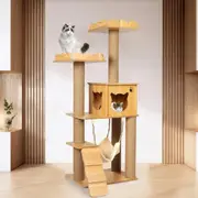 PaWz Cat Tree Scratching Post With Hammock