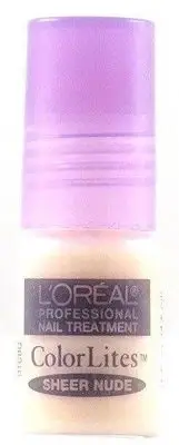 Lot of 3 L'Oreal ColorLites Professional Nail Treatment - Sheer Nude (Sample)