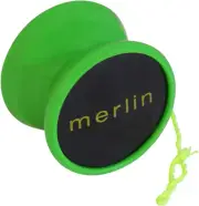Green Merlin Professional Responsive Trick Yoyo for Pros with Narrow