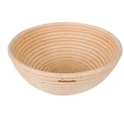 Bakemaster 22cm Round Rattan Loaf Proving Basket Rising/Proofing Bread/Dough