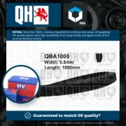 Drive Belt fits CITROEN ID19B VAUXHALL CRESTA 2.0 3.3 64 to 75 1918A V Belt QH