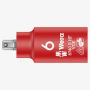 Wera 004902 VDE HF Hex Bit 3/8" Drive Socket, 6.0 mm
