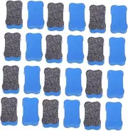 Gadpiparty 24Pcs Eva Felt Cloth Whiteboard Erasers for Dust Space Saving Dry Erase Erasers for Office Use Safe and Easy to Store