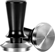[Obsoorth] 51mm Espresso Coffee Tamper 304 Stainless Steel Hand Tamper with 30 Lbs Spring-loaded Coffee Bean Press for Coffee Grounds Espresso Machines Accessory, Black