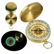 Camping Compass Portable Pocket Watch Bronzing Hiking Luminous A