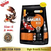 Size-S KOI Fish Food / Goldfish High Growth Formula "SAKURA" 1.25 kg.