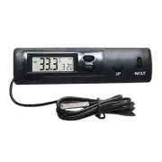 Car Digital Thermometer LCD Display In Out Clock Household Thermometer