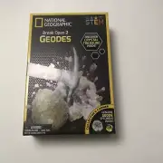National Geographic Break Open 2 Geodes Crystal Treasure Kit Science STEM