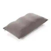 Premium Microbead Pillow, Small, Cooling Silk like Cover Stone Gray