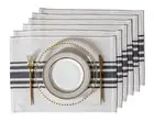 Placemats Set of 6 for Dining Table, Woven Cloth Place Mats for Kitchen Table...