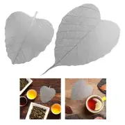 Loose Leaf Tea Strainer Fine Mesh Gifts, Reusable Multifunction Leaf Shaped Tea
