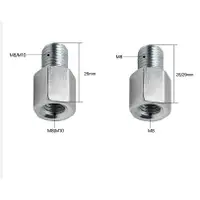在飛比找蝦皮購物優惠-後照鏡 機車 摩托車 增高螺絲 螺絲轉接座 黑色 機車 後視
