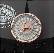 DNDND Roulette Spinner for DND Dice Set,D20 Dice with Mini Roulette Wheel,7-in-1 Metal Spinner with Gorgeous Gift Box for Dungeons and Dragons & Table Games(Copper)
