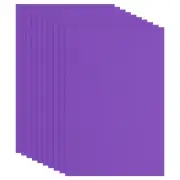 Dark Purple Non Adhesive EVA Foam Sheet 12 x 8 Inch 2mm Thick EVA Felt, 10 Pcs