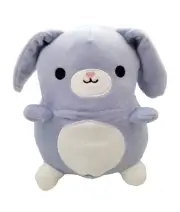 Anko Bunny Easter Cushy Plush Rabbit Kmart Squishy 23cm Purple White Soft Toy 9"