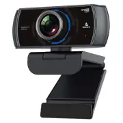 N980P 1080P 60FPS Webcam with Microphone and Software Control, USB Computer C...