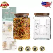 Durable 1 Gallon Airtight Mason Jar Set - Perfect for Flour, Sugar & Pickling