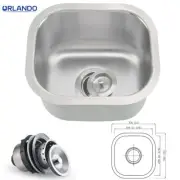 304 Stainless Steel Undermount Single Bowl Kitchen Small Bar /Prep Sink 13"x13"