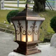 Garden Gate Post Lamp Yard Outdoor Pillar Lamp Gate Pillar Lights Home Lighting