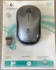 Logitech M185 Wireless Mouse w/Nano Receiver Blue Windows Mac Ready FreeShipping