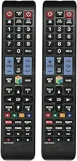 2 Pack Universal Remote Control for Samsung,Proxima Direct for All Samsung TV Remote LCD LED QLED SUHD UHD HDTV Curved Plasma 4K 3D Smart TVs