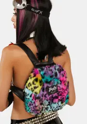 [Shadzy] Rainbow Cheetah Hydration Backpack