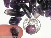 10pc Lucky Amethyst Pieces Real loose stones for glass bottle jewelry making