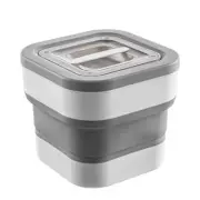 Compact Collapsible Pet Container Pet Bin with Lid