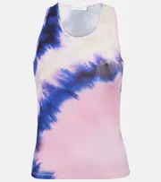 [Rabanne] Rabanne Tie-dye jersey tank top AU 16 multicoloured