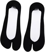 [ZPGVWXKO] Two Toes Socks Wearing Off Thin, Non -slip Invisible Socks for Girls