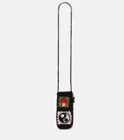 [Alanui] Alanui Positive Vibes wool bottle holder One Size multicoloured