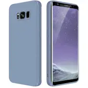 MCC For Samsung Galaxy S8+ Plus Soft Liquid Silicone Shockproof Case Cover G955 [Grey Purple]
